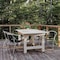 Flash Furniture Commercial Black Metal Restaurant Stack Chair TLH-017W-BK-GG - alternate 2